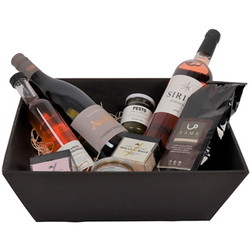 Gavekurv mellem 345x345x115mm mat sort