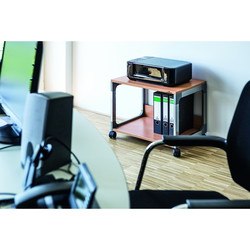 Durable SYSTEM 48 vogn 2 hylder bøg/grå