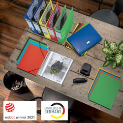 Leitz Recycle elastikmappe A4 blå