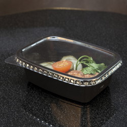 Plastboks låg klar 50stk