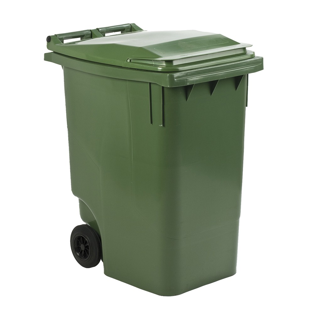 Affaldscontainer grøn 360 liter 
