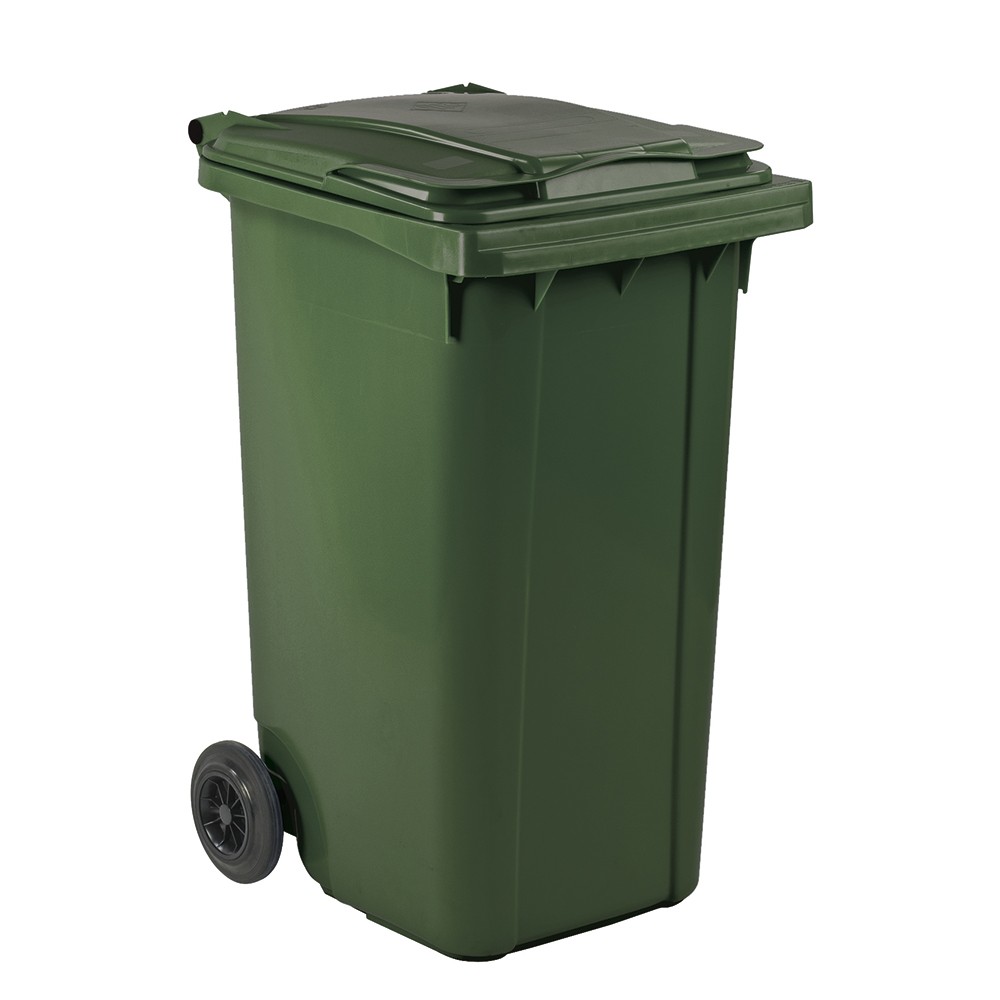 Affaldscontainer 240L 580x670x1070mm grøn
