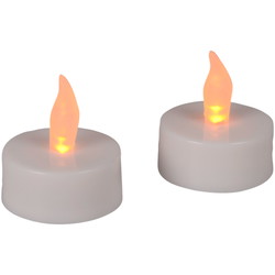 Abena LED fyrfadslys Ø3,8x5cm hvid