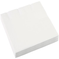 Gastro servietter 3-lags 24x24cm hvid 70stk