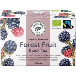 Green Bird Skovbær økologisk te 20 breve 