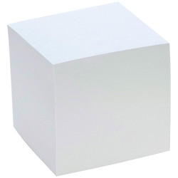 BNT kubusblok refill 90x90mm hvid 500ark