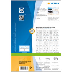 Herma 4273 52,5x21,2mm etiketark hvid 5600stk