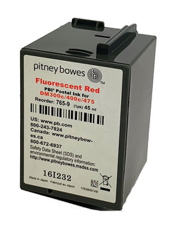 Pitney Bowes DM300c/DM400c blæk rød