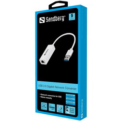 Sandberg USB netværksadapter hvid