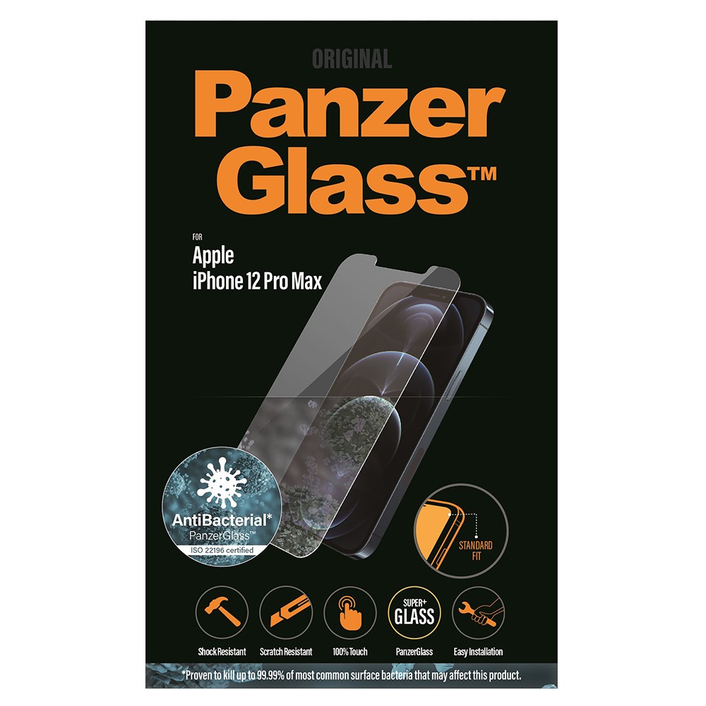 PanzerGlass AntiBacterial iPhone 12 Pro Max