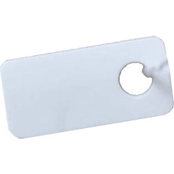 Hængemærke 7x15mm hvid 1000stk