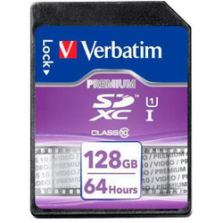 Verbatim SDXC UHS-I Memory Card 128GB