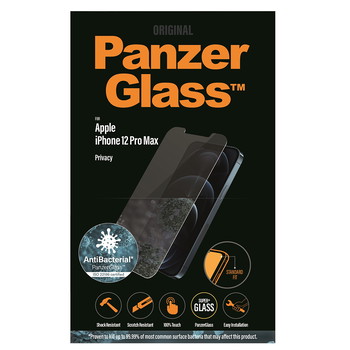 PanzerGlass Privacy beskyttelsesglas iPhone 12 Pro Max