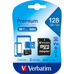 Verbatim Micro SDXC 128GB m/adapter