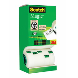 Scotch Magic 810 tape 19mmx33m hvid 14rl