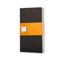 Moleskine Cahier Pocket notesbog linjer sort 3stk