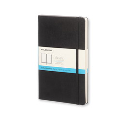 Moleskine Classic notesbog STR. L prikket sort 