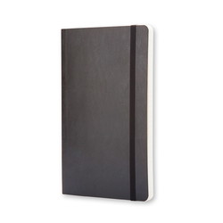 Moleskine Classic Soft notesbog L linjeret sort