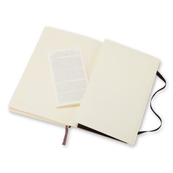 Moleskine Classic Soft notesbog L linjeret sort