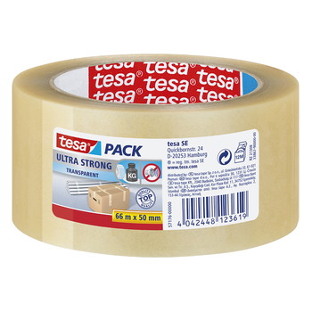 Tesa 57176 emballagetape 50mmx66m klar