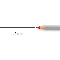 Staedtler Omnichrom 108-2 blyant rød 12stk