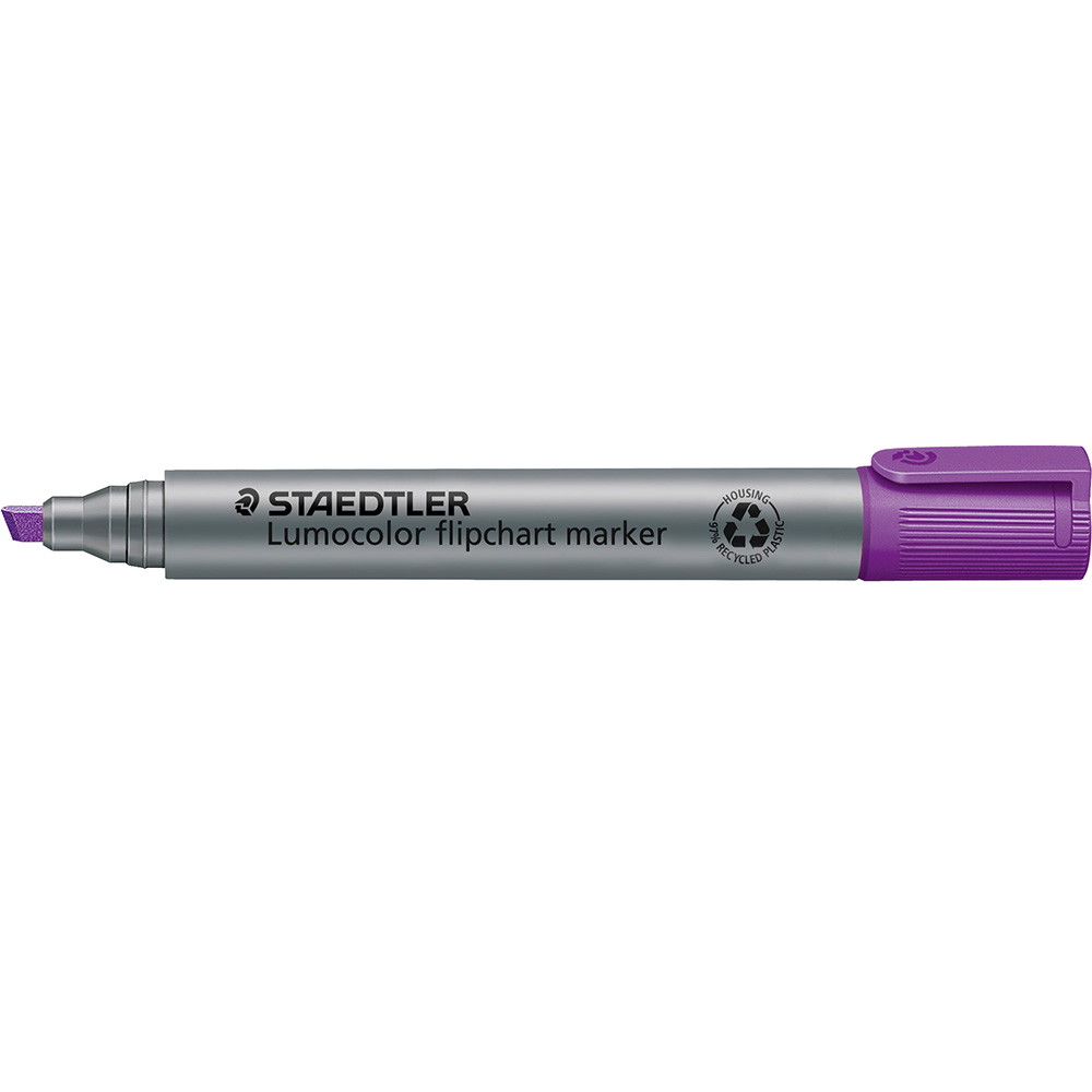 10 x Staedtler Lumocolor Flipchart marker 2mm violet