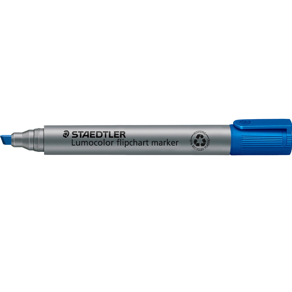 10 x Staedtler Lumocolor Flipchart marker 2mm blå