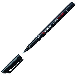 Stabilo 842F OH permanent marker 0,7mm sort
