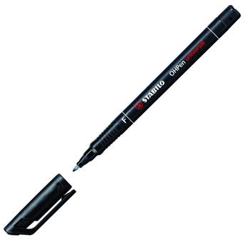 Stabilo 842F OH permanent marker 0,7mm sort