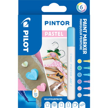 Pilot Pintor Pastel markere 6 farver