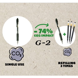 Pilot G2 gelpen 0,5mm sort 20stk