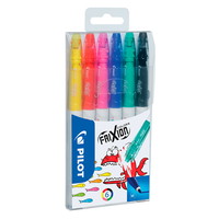 Pilot Frixion Colors tusser 6 farver