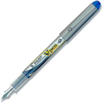 Pilot V-Pen fyldepen blå