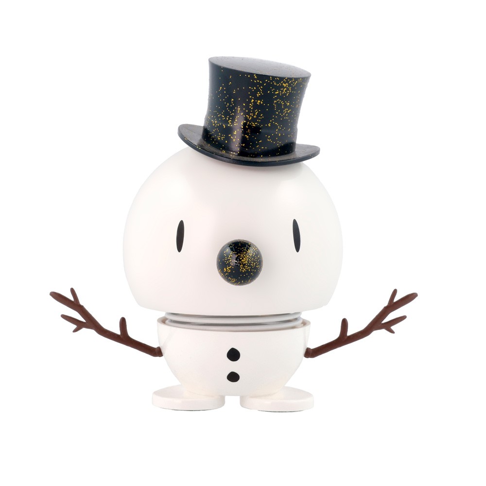 Hoptimist Snowman 14cm hvid