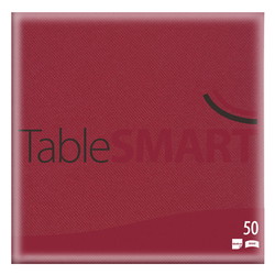 TableSMART Airlaid servietter 40x40cm bordeaux 50stk