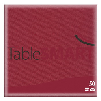 TableSMART Airlaid servietter 40x40cm bordeaux 50stk