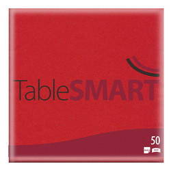 TableSMART Airlaid servietter 40x40cm rød 50stk