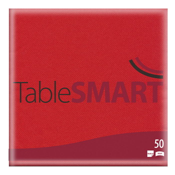 TableSMART Airlaid servietter 40x40cm rød 50stk