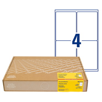 Avery 99,1x139mm etiketark hvid 1200stk 