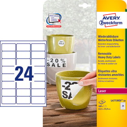 Avery L4773REV 63,5x33,9mm hvid