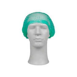 Worksafe hårnet STR. L grøn 100stk