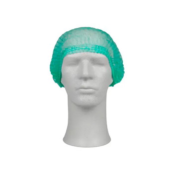 Worksafe hårnet STR. L grøn 100stk