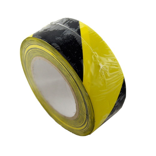 Faretape 3M 50mmx33m gul/sort 