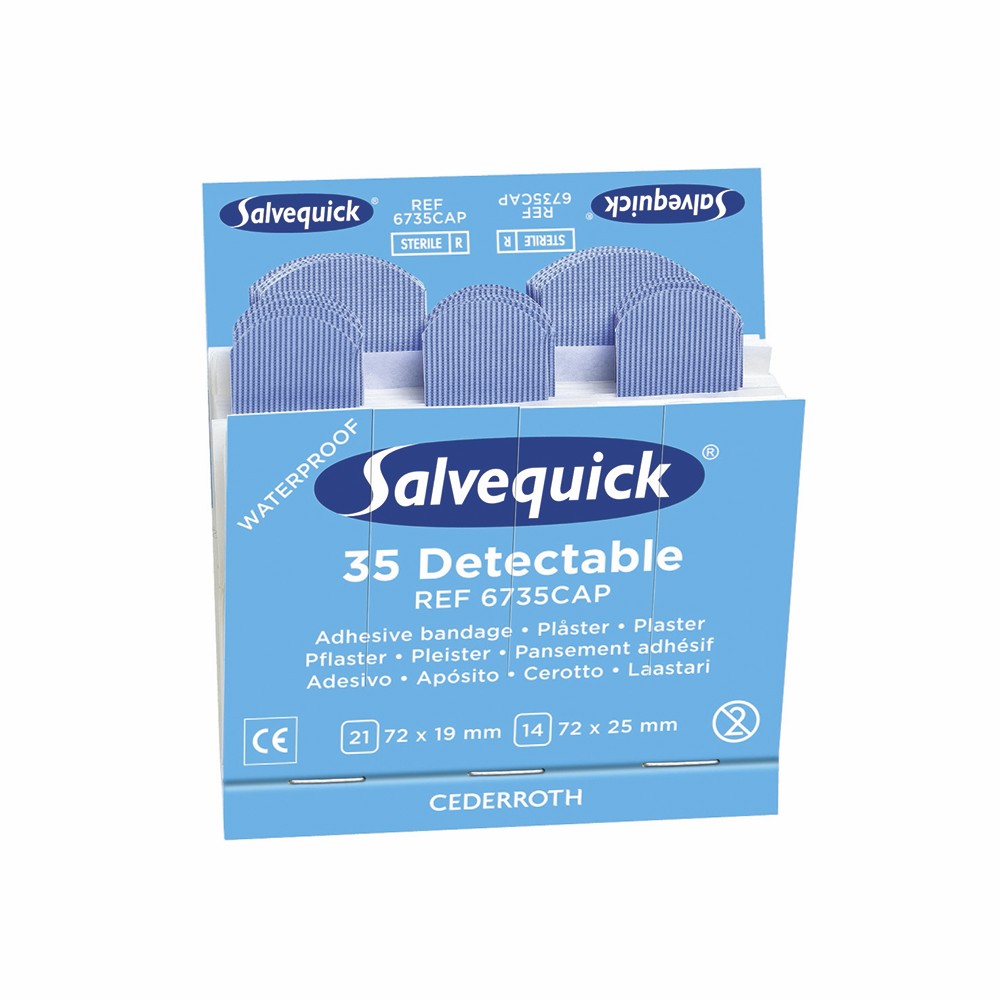 Detector plaster Salvequick 6735 6x35 stk 