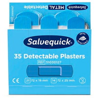 Salvequick Detectable plaster 6x35stk