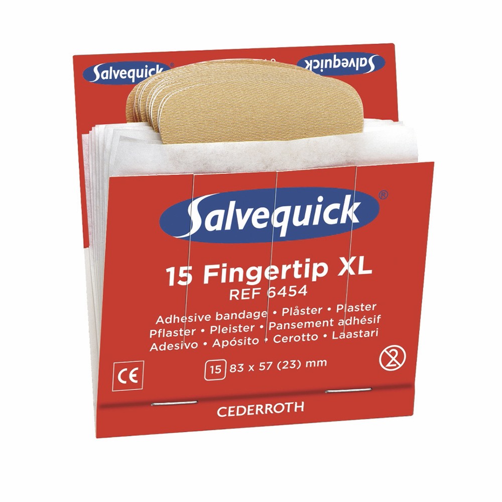 Fingerplaster Salvequick XL 6454 6x15 stk 