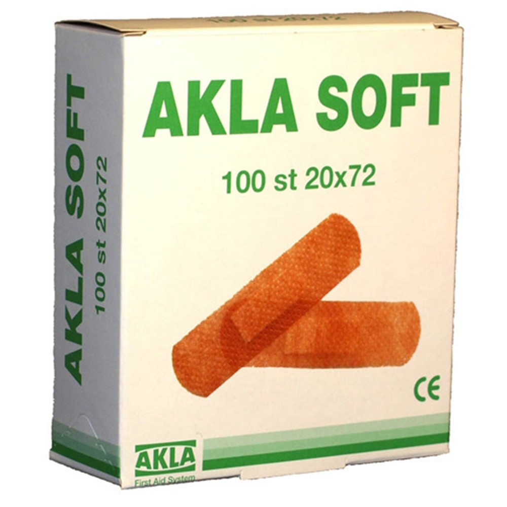 Plaster AKLA soft 20x72mm Pk/100 