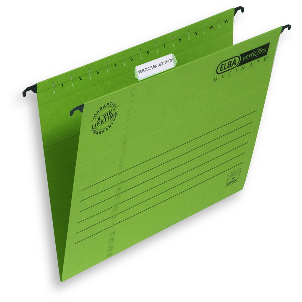 Elba Vertiflex A4 hængemappe grøn 