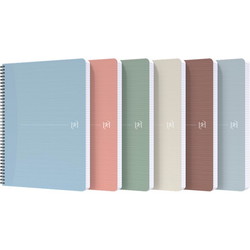 Oxford My Rec'Up notesbog A4 kvadreret assorteret