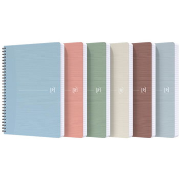 Oxford My Rec'Up notesbog A5 linjeret assorteret